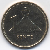 1 сенте Лесото 1992