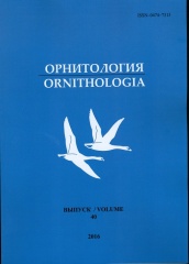 Орнитология. Выпуск 40